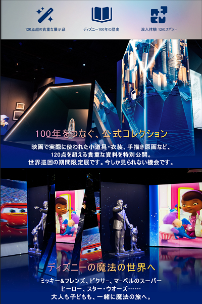 迪士尼奇妙百年特展::ツアーポイント